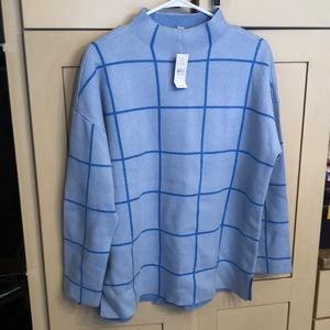 NWT Loft mock neck soft sweater size LARGE